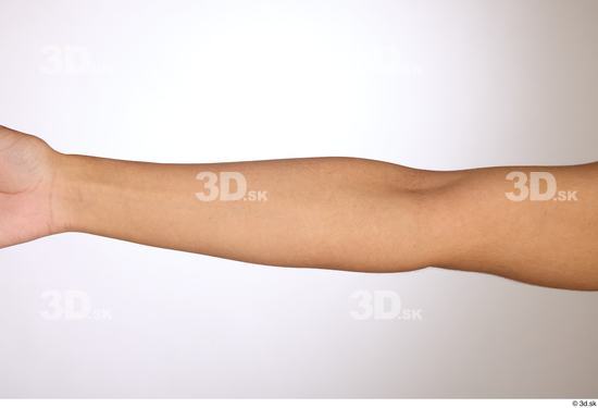 Forearm Woman Slim Studio photo references