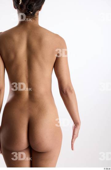 Arm Back Woman Nude Slim Studio photo references