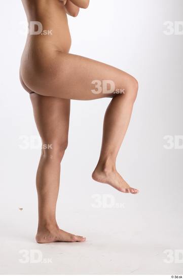 Leg Woman Nude Slim Studio photo references