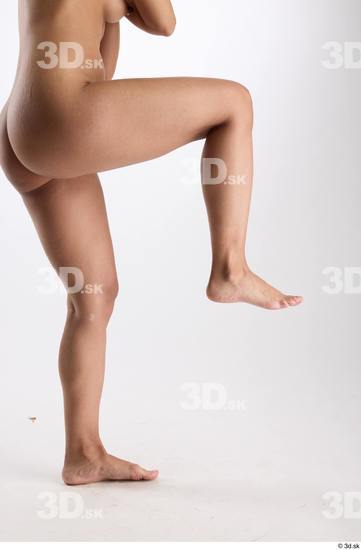 Leg Woman Nude Slim Studio photo references