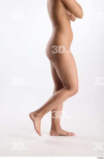 Leg Woman Nude Slim Studio photo references