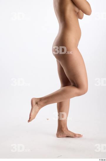 Leg Woman Nude Slim Studio photo references