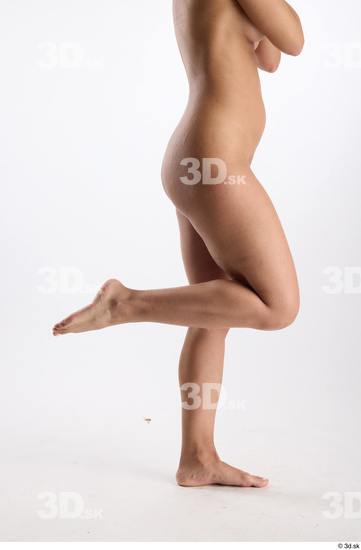 Leg Woman Nude Slim Studio photo references