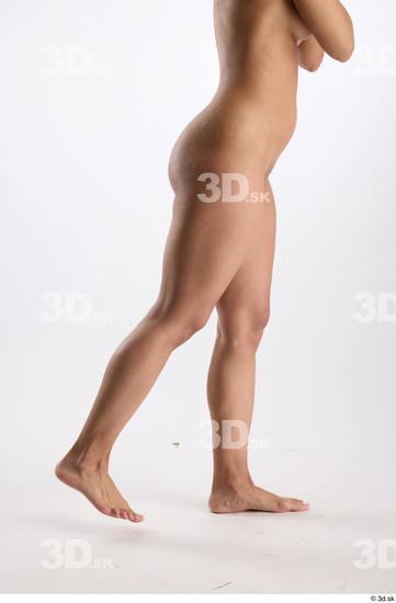 Leg Woman Nude Slim Studio photo references