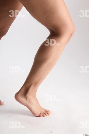 Calf Woman Nude Slim Studio photo references