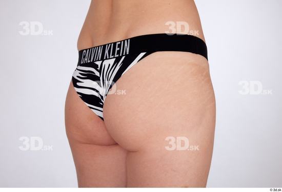 Hips Bottom Woman White Slim Zebra Studio photo references