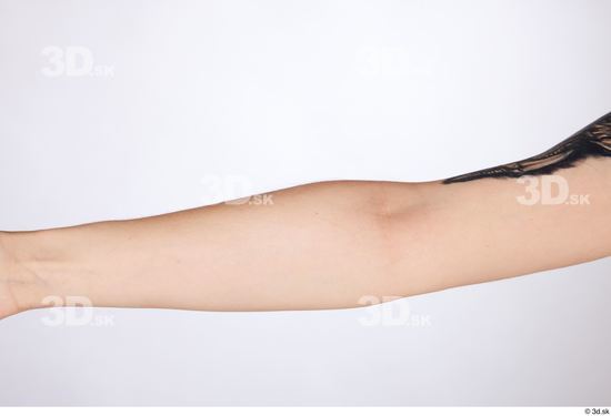 Forearm Woman White Slim Studio photo references