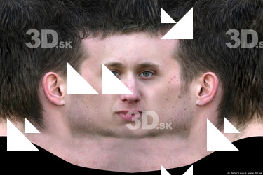 Male head texture