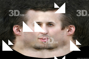 Male head texture