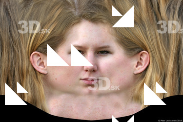 Female head texture