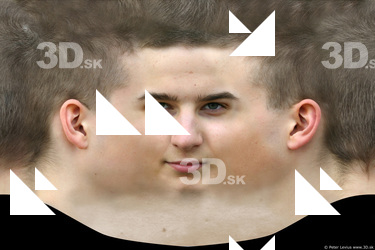 Male head texture