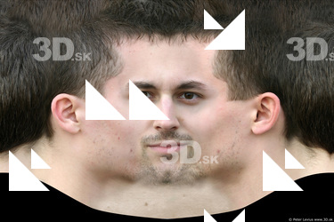 Male head texture