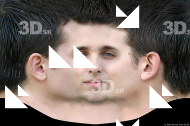 Male head texture