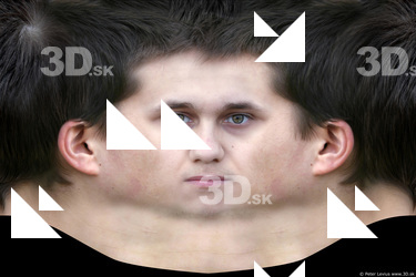 Male head texture