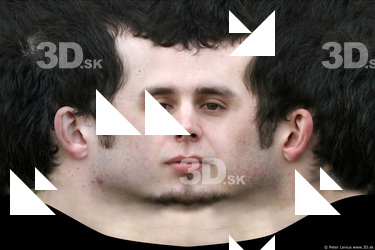 Male head texture