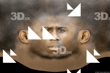 Male head texture