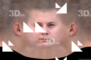 Male head texture