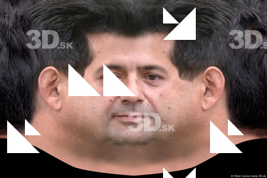 Male head texture