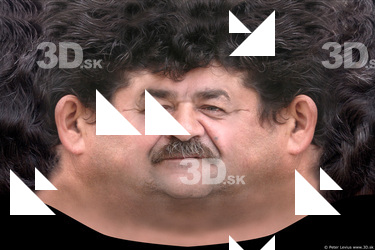 Male head texture