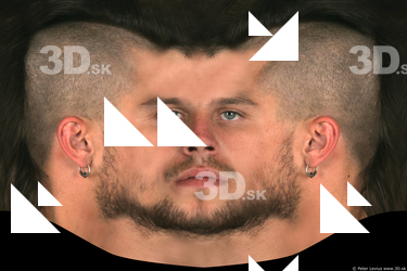 Male head texture