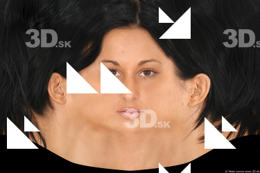 Female head texture