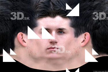Male head texture