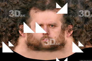 Male head texture