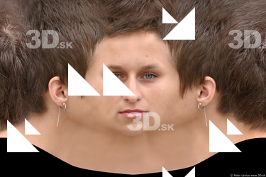 Male head texture