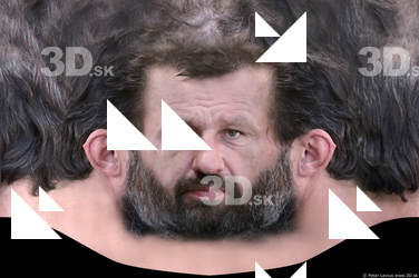 Male head texture