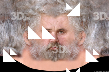 Male head texture