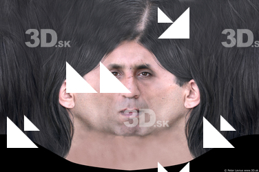 Male head texture