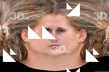 Female head texture