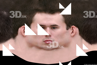 Male head texture