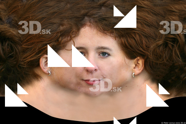 Female head texture