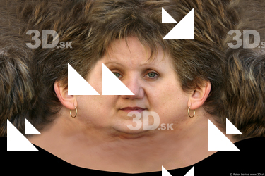 Female head texture