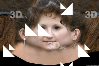 Female head texture