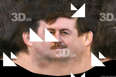Male head texture