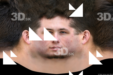 Male head texture