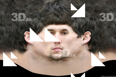 Male head texture