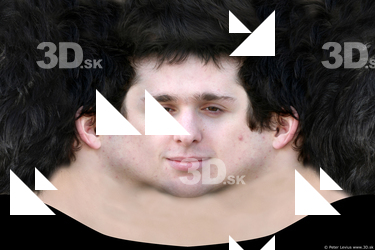 Male head texture