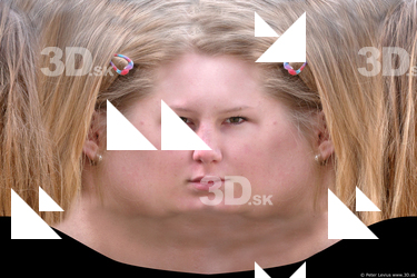 Female head texture