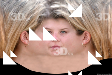 Female head texture