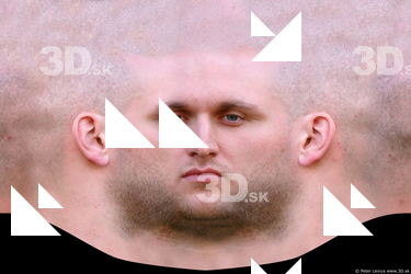 Male head texture