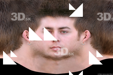 Male head texture