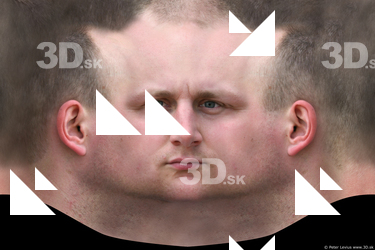 Male head texture
