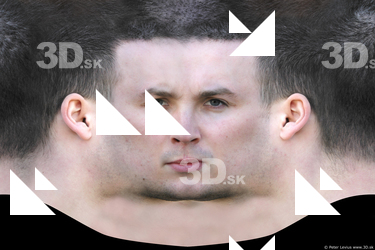 Male head texture