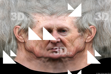 Male head texture