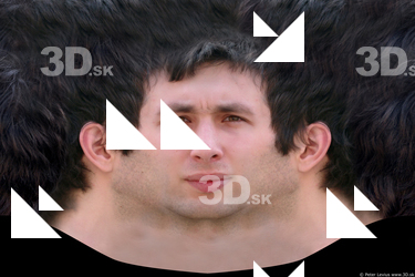 Male head texture