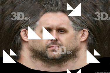 Male head texture