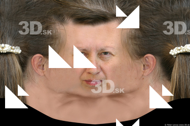 Female head texture